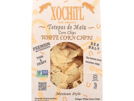 Xochitl Mexican Style Unique White Corn Chips  - Case Of 10 - 12 Oz Online Hot Sale