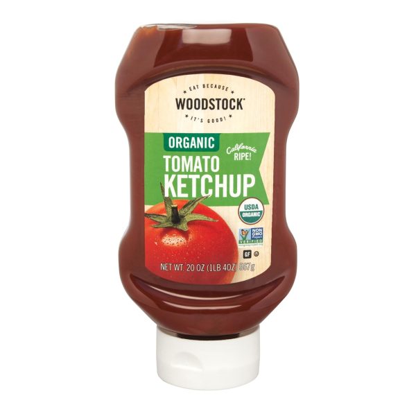 Woodstock Organic Tomato Ketchup - Case Of 12 - 20 Oz Supply