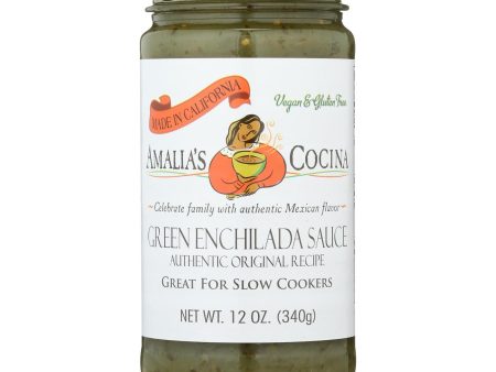 Amalias Cocina - Sauce Green Enchilada - Case Of 12-12 Oz For Discount