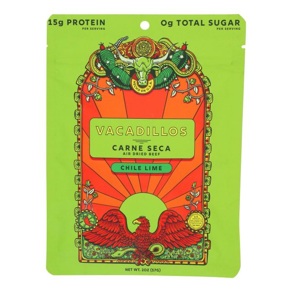 Vacadillos - Carne Seca Chile Lime - Case Of 8-2 Oz Sale