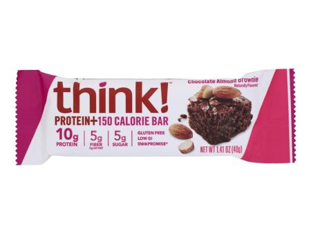 Think Products Thinkthin Bar - Lean Protein Fiber - Chocolate Almond - 1.41 Oz - 1 Case Online Hot Sale