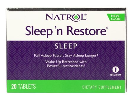 Natrol Sleep  n Restore - 20 Tablets Hot on Sale