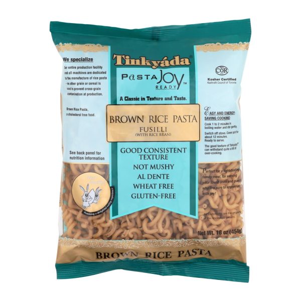 Tinkyada Brown Rice Pasta - Fusilli - Case Of 12 - 16 Oz Discount