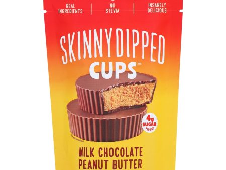 Skinnydipped - Peanut Butter Cup Milk Chocolate - Case Of 10-3.17 Oz Online Hot Sale