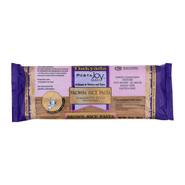 Tinkyada Brown Rice Spaghetti - Case Of 12 - 16 Oz Supply