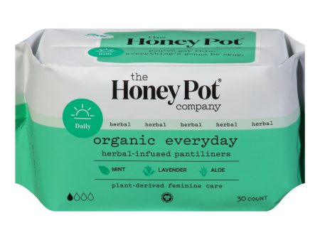 The Honey Pot - Pantiliner Evryday Herbal - 1 Each 1-30 Ct For Discount