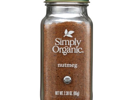 Simply Organic - Nutmeg Organic Ground - Case Of 6 - 2.3 Ounces Online Hot Sale