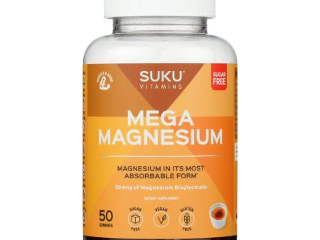 Suku Vitamins - Gummy Mega Magnesium Grape Blackberry - 1 Each-50 Count Online