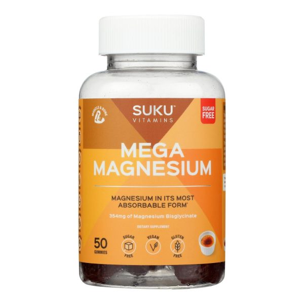 Suku Vitamins - Gummy Mega Magnesium Grape Blackberry - 1 Each-50 Count Online