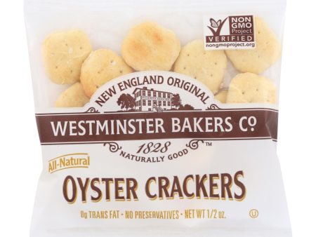 Westminster Cracker Oyster Old Fashioned Crackers - Case Of 150 - 0.5 Oz. For Cheap