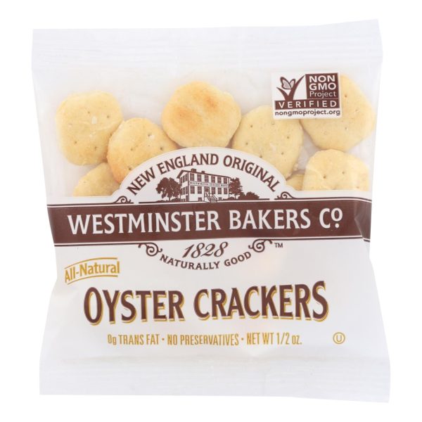 Westminster Cracker Oyster Old Fashioned Crackers - Case Of 150 - 0.5 Oz. For Cheap