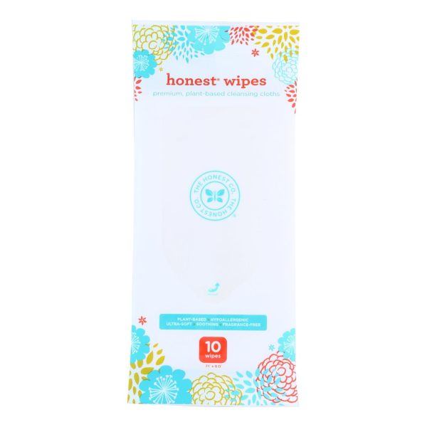 The Honest Company Honest Wipes - Unscented - Baby - Travel Pack - 10 Wipes Supply