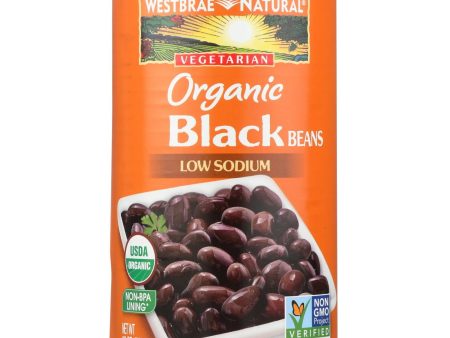 Westbrae Foods Organic Black Beans - Case Of 12 - 25 Oz. For Discount