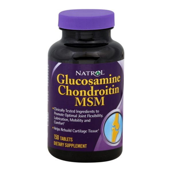 Natrol Glucosamine Chondroitin And Msm - 150 Tablets Supply