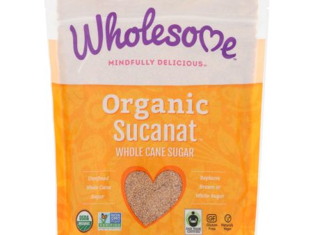 Wholesome Sweeteners Dehydrated Cane Juice - Organic - Sucanat - 2 Lbs - Case Of 12 For Sale