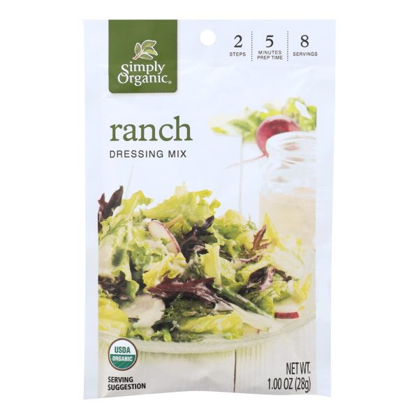 Simply Organic Ranch Salad Dressing Mix - Case Of 12 - 1 Oz. Cheap