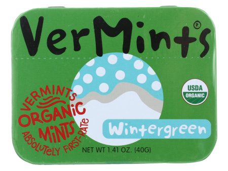 Vermints Breath Mints - All Natural - Wintermint - 1.41 Oz - Case Of 6 Online Hot Sale