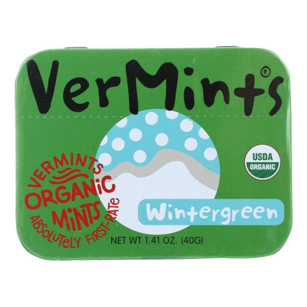 Vermints Breath Mints - All Natural - Wintermint - 1.41 Oz - Case Of 6 Online Hot Sale