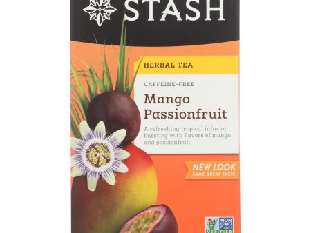 Stash Tea Passionfruit Herbal?tea - Mango - Case Of 6 - 20 Count Discount