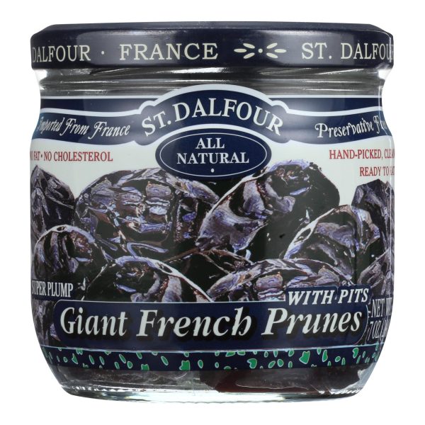 St Dalfour Prunes - French - Giant - With Pits - 7 Oz - Case Of 6 For Cheap