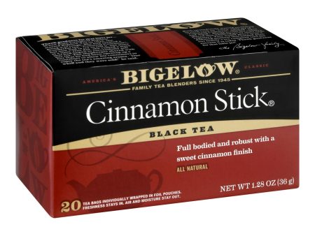 Bigelow Tea Cinnamon Stick Black Tea - Case Of 6 - 20 Bags Online now