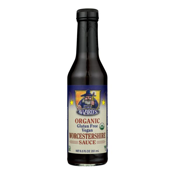 Wizard Organic Worcestershire Sauce - Case Of 12 - 8.5 Fz For Sale