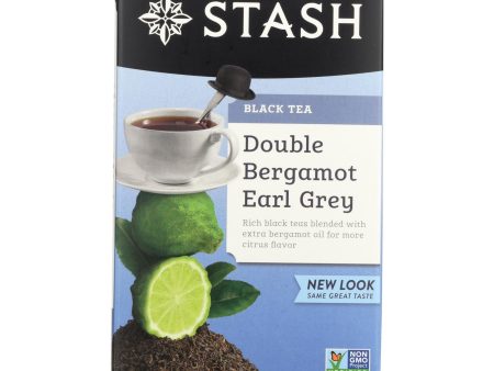 Stash Tea Earl Grey Black - Double Bergamot - Case Of 6 - 18 Bags Online Sale