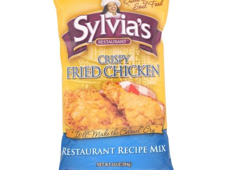 Sylvia s Crispy Fried Chicken Mix - Case Of 9 - 10 Oz. on Sale