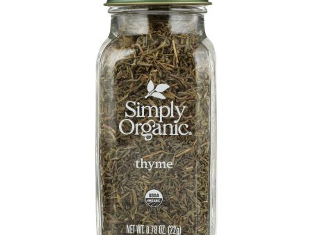 Simply Organic - Thyme Leaf Organic - Case Of 6 - 0.78 Ounces Online