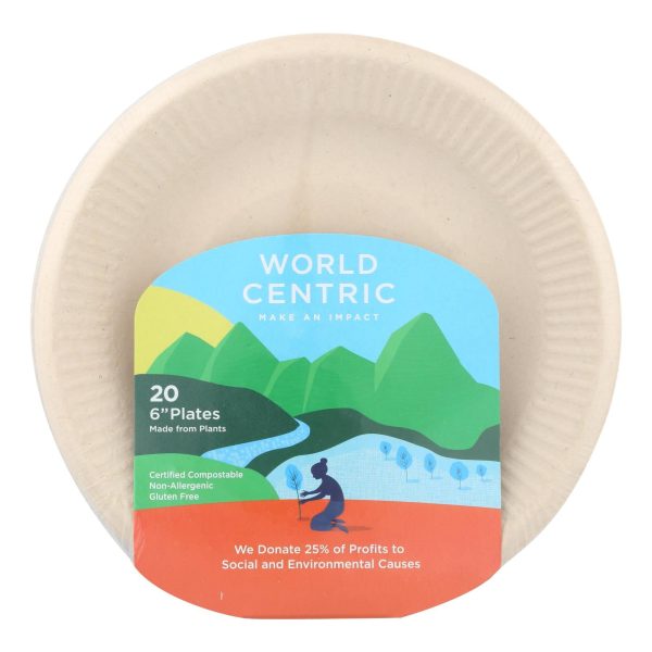 World Centric Ripple Edge Plate - Case Of 12 - 20 Count Online