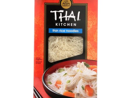 Thai Kitchen Thin Rice Noodles - Case Of 12 - 8.8 Oz. Cheap