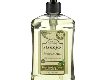 A La Maison - French Liquid Soap - Rosemary Mint - 16.9 Fl Oz Online now