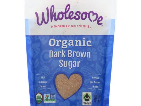 Wholesome Sweeteners Sugar - Organic - Dark Brown - 24 Oz - Case Of 6 Online Hot Sale