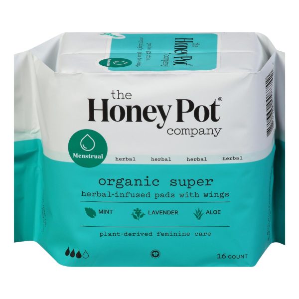 The Honey Pot - Mnstrl Pads Super Herbal - 1 Each 1-16 Ct Sale