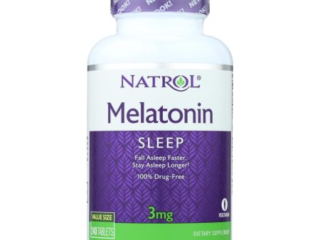 Natrol Melatonin - 3 Mg - 240 Tablets Sale