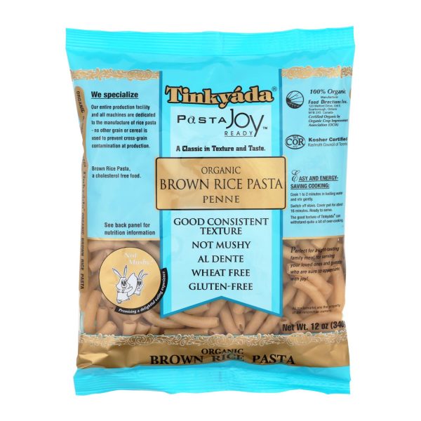 Tinkyada Organic Brown Rice Penne - Case Of 12 - 12 Oz Online Hot Sale