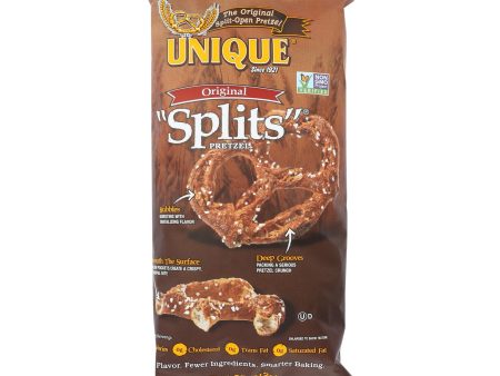 Unique Pretzels - Pretzel Splits - Original - Case Of 12 - 11 Oz. Online Sale