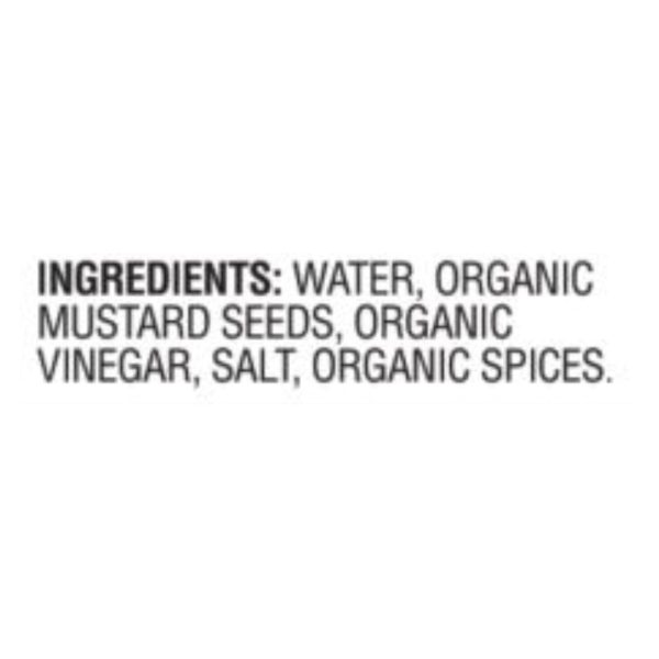 Woodstock Organic Stone Ground Mustard - Case Of 12 - 8 Oz Online Hot Sale