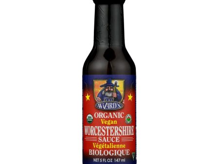 Wizard - Sauce Organic Worcestershire Vegan - Case Of 12-8 Fluid Ounces Hot on Sale