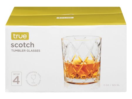 True - Scotch Glasses - Case Of 4-4 Ct For Discount