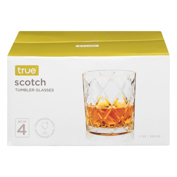 True - Scotch Glasses - Case Of 4-4 Ct For Discount