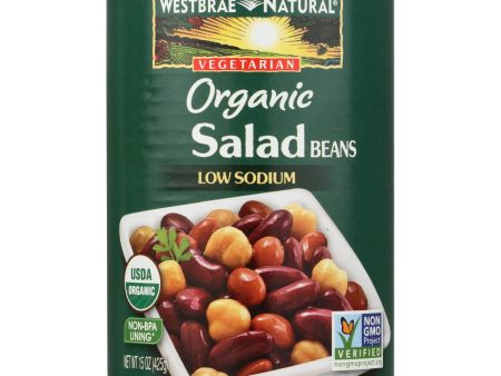 Westbrae Foods Organic Salad Beans - Case Of 12 - 15 Oz. Discount