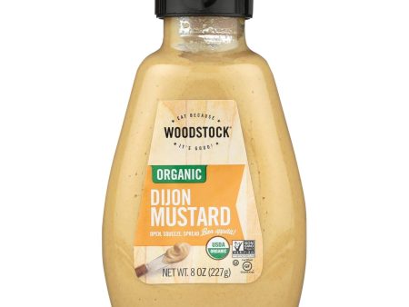 Woodstock Organic Dijon Mustard - Case Of 12 - 8 Oz Online