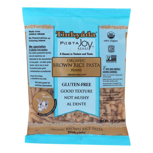 Tinkyada Organic Brown Rice Penne - Case Of 12 - 12 Oz Online Hot Sale