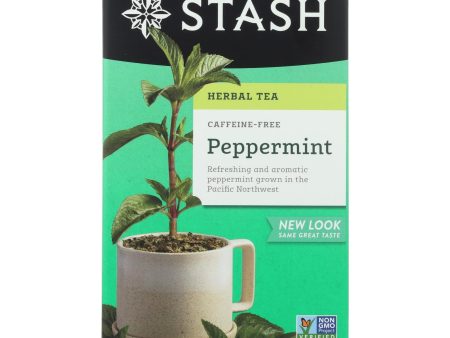 Stash Tea - Herbal - Peppermint - 20 Bags - Case Of 6 Hot on Sale