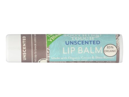 Soothing Touch Lip Balm - Vegan Unscented - Case Of 12 - .25 Oz Online