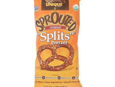 Unique Pretzels - Sprouted Grain Pretzels - Case Of 12 - 8 Oz. Discount