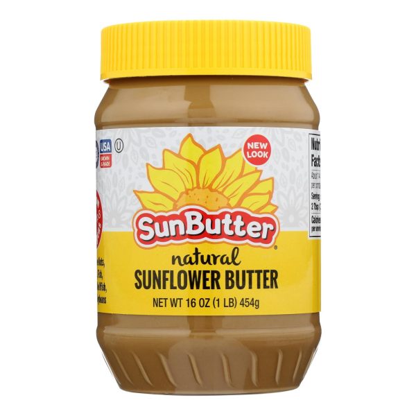 Sunbutter Sunflower Butter - Natural - Case Of 6 - 16 Oz. Cheap