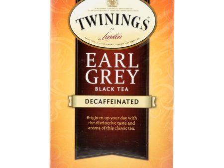 Twinings Tea Earl Grey Tea - Decaffeinated - Case Of 6 - 20 Bags Fashion