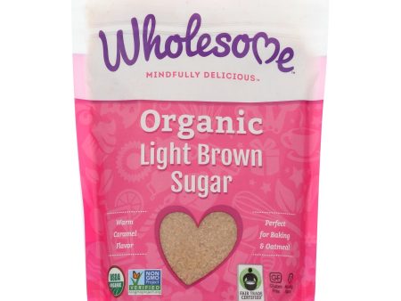 Wholesome Sweeteners Sugar - Organic - Light Brown - 24 Oz - Case Of 6 Online Hot Sale